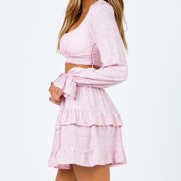 Princess Polly The Susanna Pink Floral Skirt Set - Picture 4 of 5